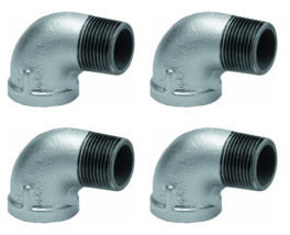 Malleable Iron 90° Elbow 1/8&quot; NPT M x F Anvil 8700127601 (4-Pack) - $73.10 MXN