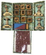 Billy Bosun&#39;s The Deep Blue Sea 13 Rubber Stamps &amp; Stationary Kit - $242.33 MXN