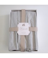 Just Born Keepsake Collection Tailored Crib Skirt Linen Gray In Box - £39.39 GBP