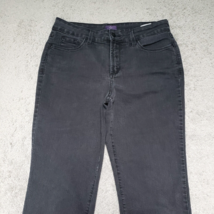 NYDJ Lift Tuck Technology Straight Women&#39;s Size 12 Mid Rise Black Denim Jeans - £15.50 GBP