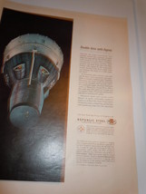 Vintage Republic Steel NASA Space Shuttle Print Magazine Advertisement 1964  - £6.28 GBP