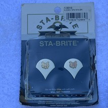 Military E4 Specialist Sta-Brite Army Lapel / Hat 2 Pin Set - $12.86