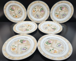 (7) Royal Worcester Country Garden Salad Plates Set Vintage Floral Engla... - $78.87