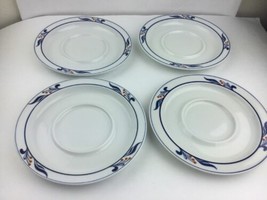 4 Lot Dansk Bistro Maribo Tea Cup Saucers 7 1/8 in Made in Portugal or J... - $19.78