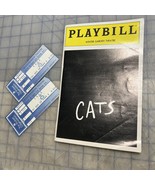 Vintage 1984 CATS Broadway Playbill Winter Garden Theatre with 2 Ticket ... - $421.85 MXN