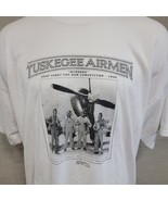 SIGNED James Harvey Tuskegee Airmen T-Shirt Men&#39;s 2XL Double Sided Graph... - £22.74 GBP