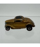 Hot Wheels Redline 1968 Classic 36 Ford Coupe US Gold - $46.74