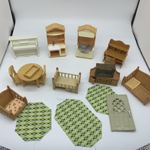 Lot Calico Critters Sylvanian Families Dollhouse Furniture + Accessories... - $29.69