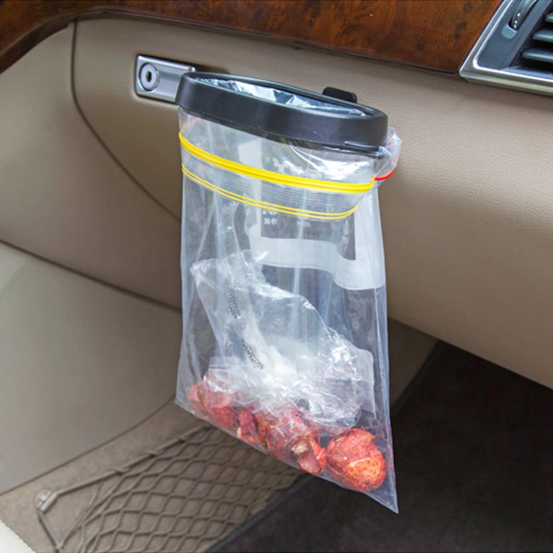 Car Garbage Bag Holder - Touchpad Style, Storage Bucket Type, Square Shape, AB - £11.03 GBP