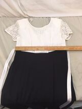 Adult Women&#39;s Be Smart Style 3585 Cut 3958 USA Made White Black Dress 32277 - $21.85