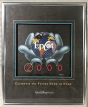 Disney Epcot Millenium Framed Art2000 Epcot token - £95.45 GBP