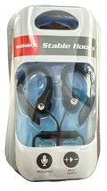 Magnavox MHP4854-BK Earhook Earbuds w/ Microphone and Rubberized Cable i... - $14.84