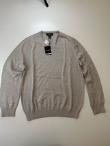 Jos A Bank V Neck Sweater Pima Cotton Tailored Fit Men’s Size Medium - £14.90 GBP