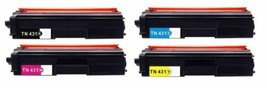 Compatible with Brother TN-431 BK/C/M/Y - ECOtone Rem. Toner - 4 Cartr - $133.45