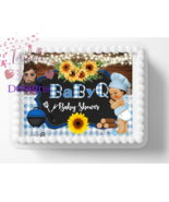 Baby Q BBQ Summer Picnic Baby Shower  Edible Image Cake Topper Frosting Sheet - $16.14 - $25.94