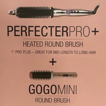 Calista perfecterpro Heated Round Brush + GoGo Mini brush (Rose Gold )1” - £55.02 GBP