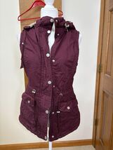 YMI Hooded Vest Faux Fur Women’s Size M Outdoors Winter Utility Casual O... - $12.75