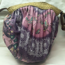 Crossbody Bag Vera Bradley Style Butterflies Hearts Floral Tiny glitter ... - $14.06