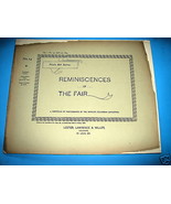 1893 Chicago Worlds Fair REMINISCENCES Photo Series #14 - $23.03