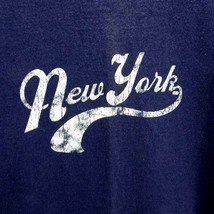 New York City NY Souvenir T shirt Mens Size 2XL Blue Delta 100% Cotton Used - £7.15 GBP