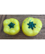 Antique Yellow Peppers Salt And Pepper Shakers-VERY RARE VINTAGE-SHIPS N... - $193.70 CAD