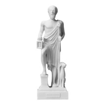 Diogenes the Cynic Ancient Greek Philosopher Statue Sculpture Figure White - £34.30 GBP