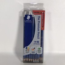 Staedtler Premium HB #2 Pencils 24-Pack Wood Presharpened PVC Latex-free... - £7.97 GBP