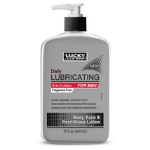 Lucky For Men Daily Lubricating 3-in-1 Lotion Body, Face, &amp; Post Shave /... - $559.01 MXN