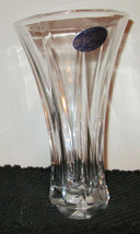 Clear Glass U.S.A. Crystal Lead DePlomb Vase  CENTERPIECE - $20.07