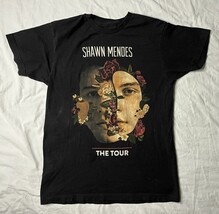 Shawn Mendes “The Tour” 2019 Shirt With Rose Graphic Size Medium Concert... - $12.00