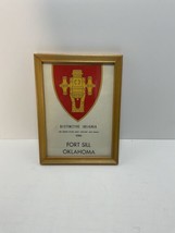 Vintage 1940s 50s US Army Artillery &amp; Missile School Ft Sill Picture - £11.79 GBP
