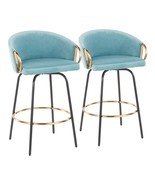 LumiSource Claire Counter Stools: Set of 2 - $6,070.31 MXN
