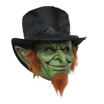 Mad Goblin 26352 Leprechaun Full Head Costume Latex Mask Cosplay Adult O... - $53.46