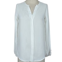 White Long Sleeve Blouse Size XXS  - $24.75