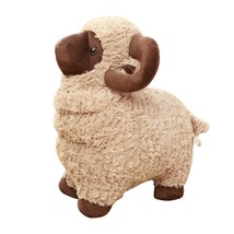 Lovely Cartoon Alpaca Plush Doll Toy Fabric Sheep Soft Stuffed Animal Plush 25cm - £10.23 GBP