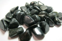 3X Black Lemurian Jade Tumbled Stones 20-25mm Reiki Healing Crystals Past Abuse - £7.54 GBP