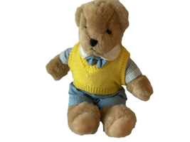 Vintage Carousel by Guy Preppie Teddy Bear Plush Toy 1983 Boy Stuffed Animal 12&quot; - £19.17 GBP