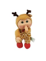 CPK Cabbage Patch Kids Cuties Brown Red Reindeer Plush Stuffed Animal - £11.82 GBP