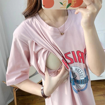 Mother Day gift A Simple Breast feeding T Shirt Dress Casual Simple Wome... - $23.99