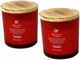 Better Homes and Gardens 12oz Scented Candle, Red Lava Citrus 2-Pack - £36.94 GBP