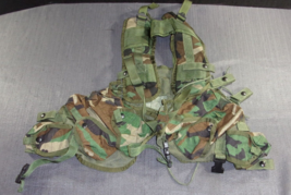 Nwot Enhanced Tactical Load Bearing Bdu Woodland Camouflage Vest 8415-01-296-887 - £38.84 GBP
