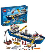 LEGO City Oceans Ocean Exploration Ship 60266 building set with submarin... - $524.00