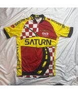 Louis Garneau Cycling Jersey Saturn Team M Medium Vintage 3/4 Zip Men’s ... - $33.95