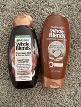 Garnier Whole Blends Coconut Oil &amp; Cocoa Butter Shampoo Conditioner Set ... - $7.69