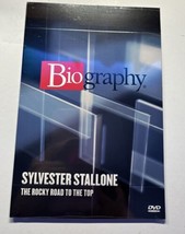 BIOGRAPHY SYLVESTER STALLONE THE ROCKY ROAD TO THE TOP (thin case dvd) - £7.90 GBP