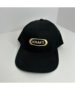 Kraft Hat Cap Snapback Black w/ Gold Embroidered Logo Adjustable - $25.58 CAD