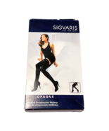 ​Sigvaris Compression Stockings Tigh High Black Medium Size MS 842NMSW99... - £29.69 GBP