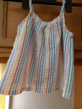 Girls Tops F&amp;F Size 5-6 years Polyester Multicoloured Top - £7.07 GBP