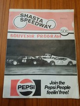 Shasta Speedway Auto Race Program 1975 Pepsi Sponsor Hobby Cars Super Stock - £35.91 GBP