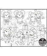 Christmas Mouse Svg, Christmas Mouse Svg, Christmas Svg, Winter Svg, Rat... - $3.50